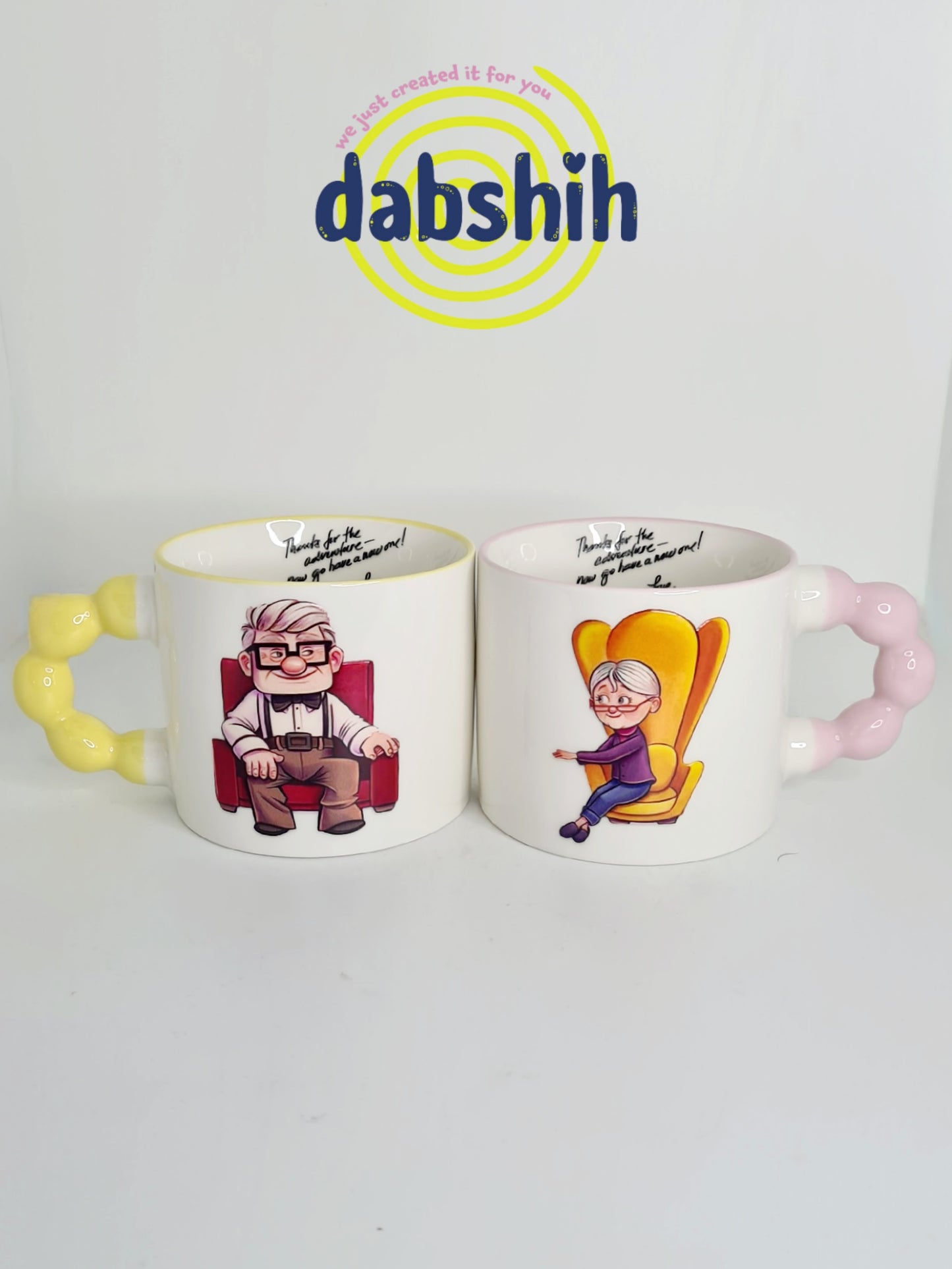 Twin mugs and cups/اكواب كبلز