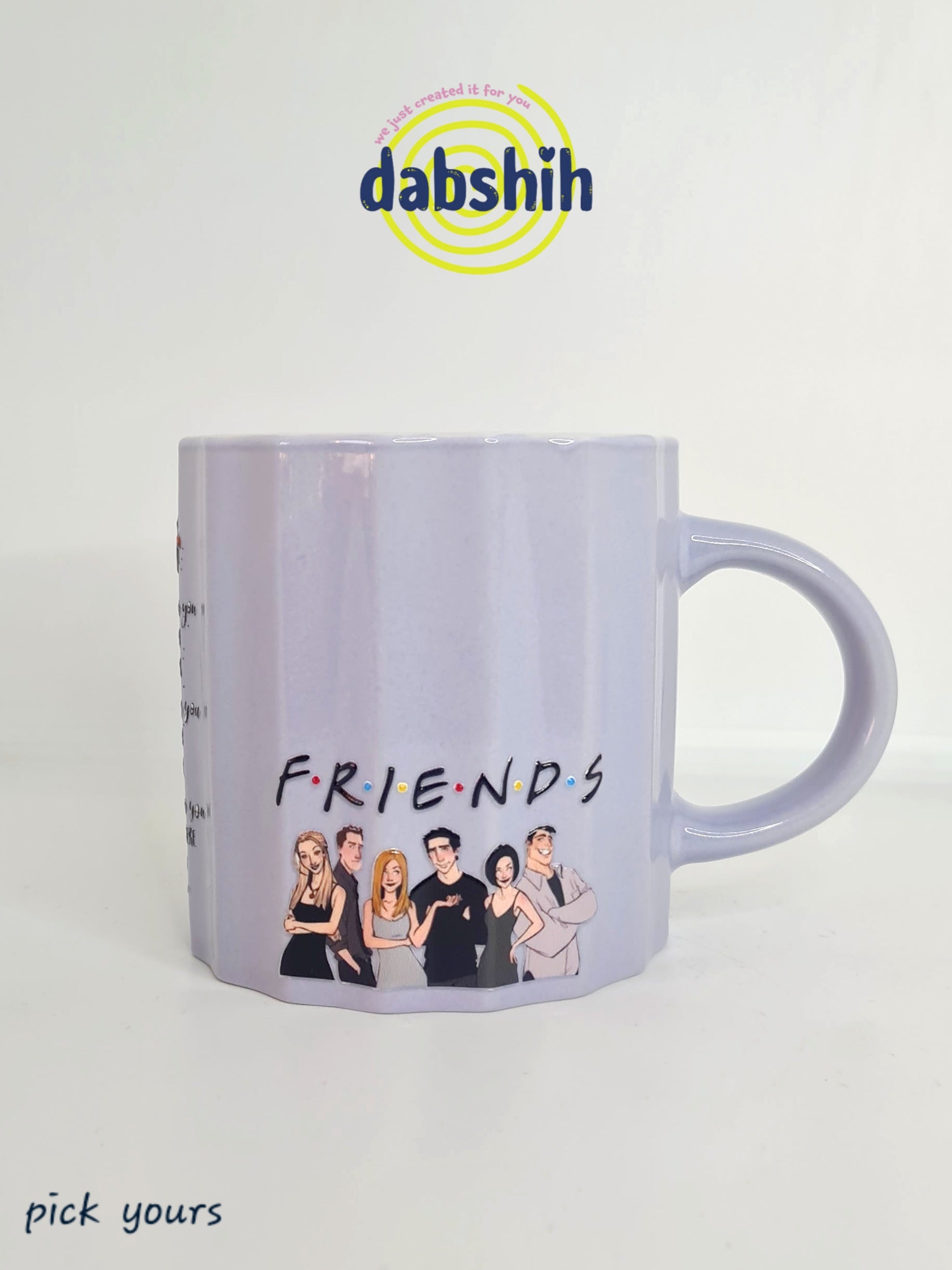 Friends TV show cups