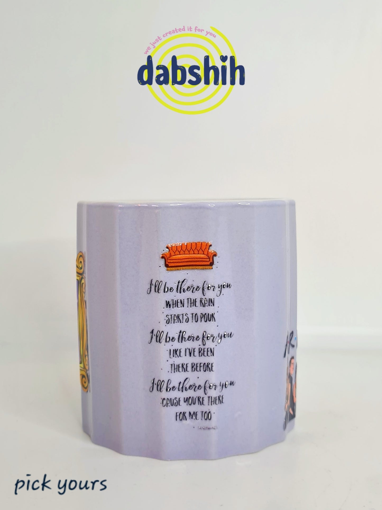 Friends TV show cups