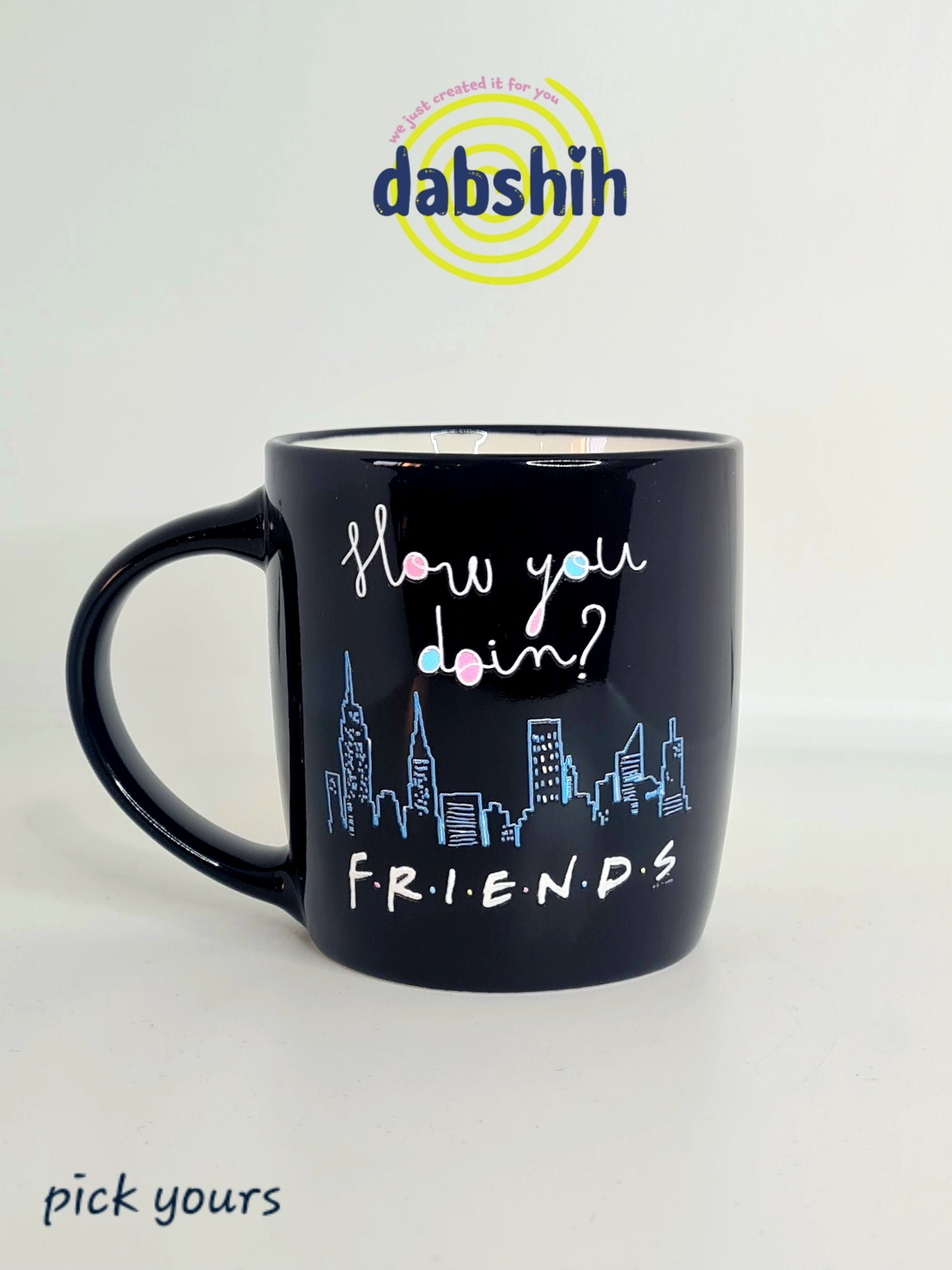 Friends TV show cups