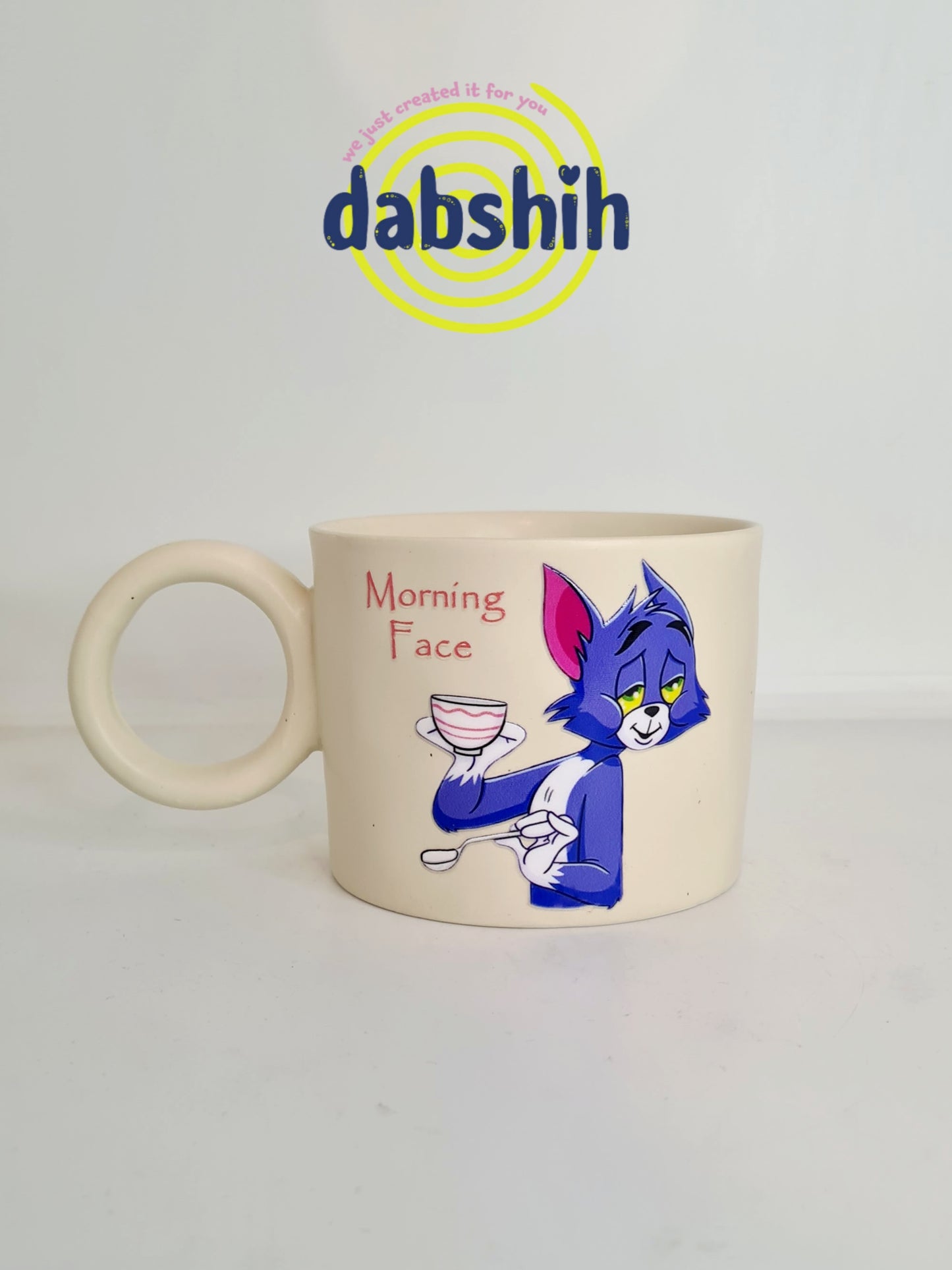 اكواب مودي مود مضحكة كتابات مع رسومات