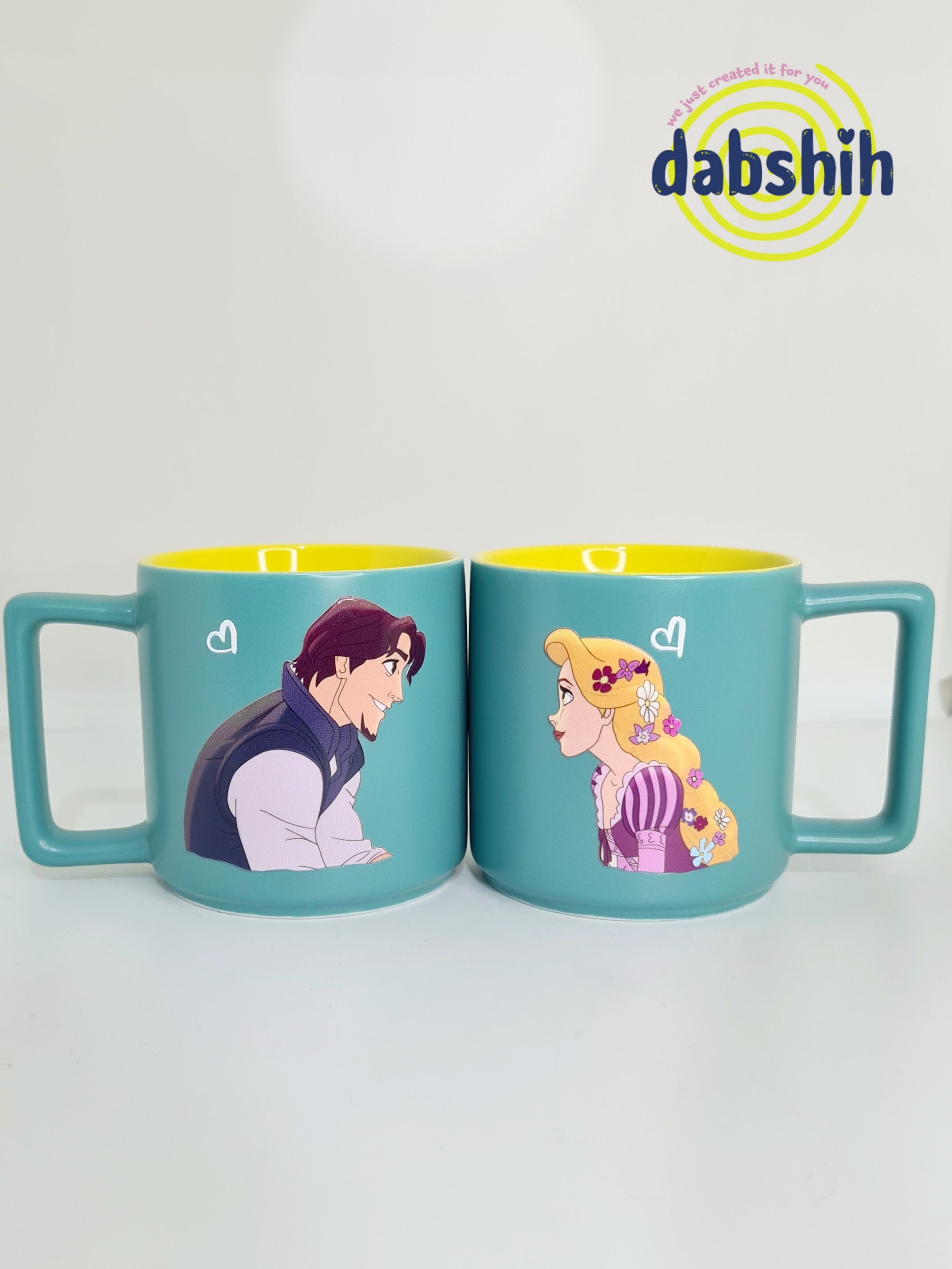 Twin mugs and cups/اكواب كبلز