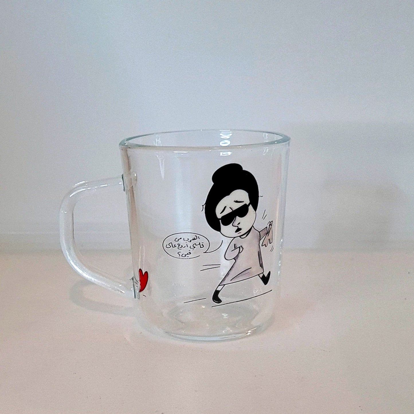 Transparent mugs/ مجات شفافه - Dabshih